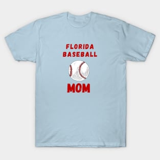 Florida Baseball Mom T-Shirt